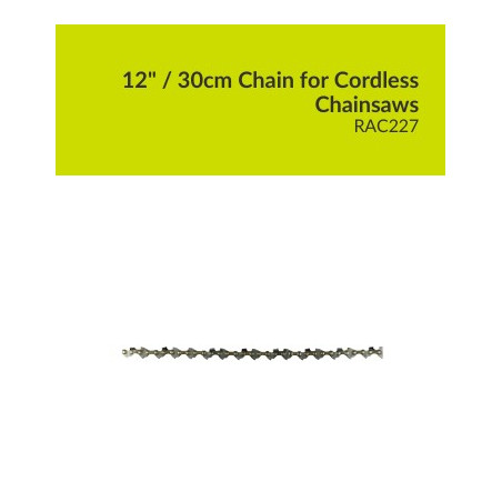 RAC227 Chaine 30cm pour tronçonneuse Ryobi OCS1830 RCS36